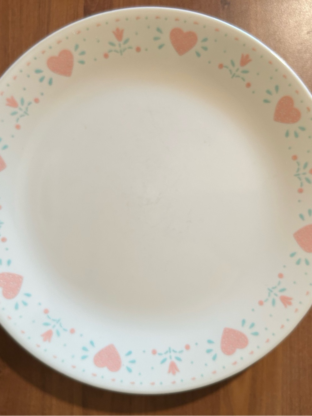 Vintage Corelle Forever Yours Dinner Plates- Set of 5